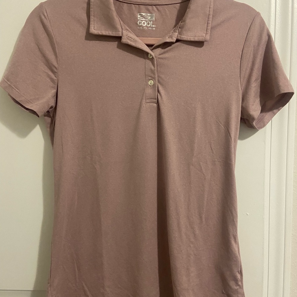 Women's Mauve Polo Shirt